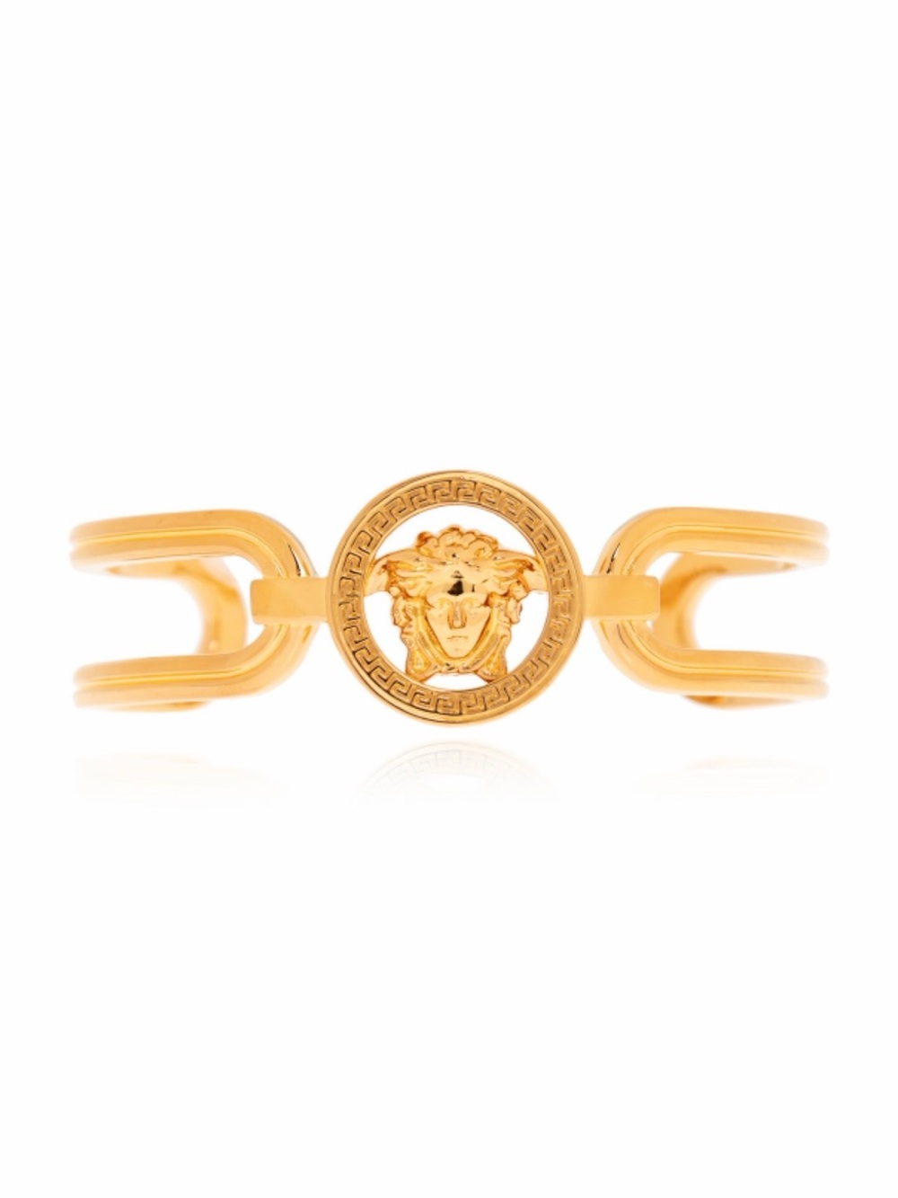 VERSACE Medusa cutout coin cuff bracelet bangle